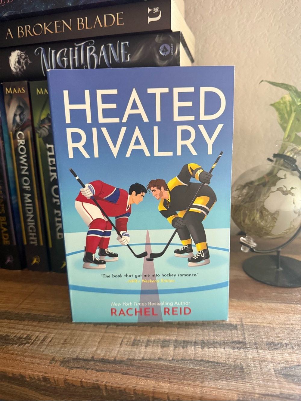 Heated Rivalry by — Blue Paperback Book BookTok